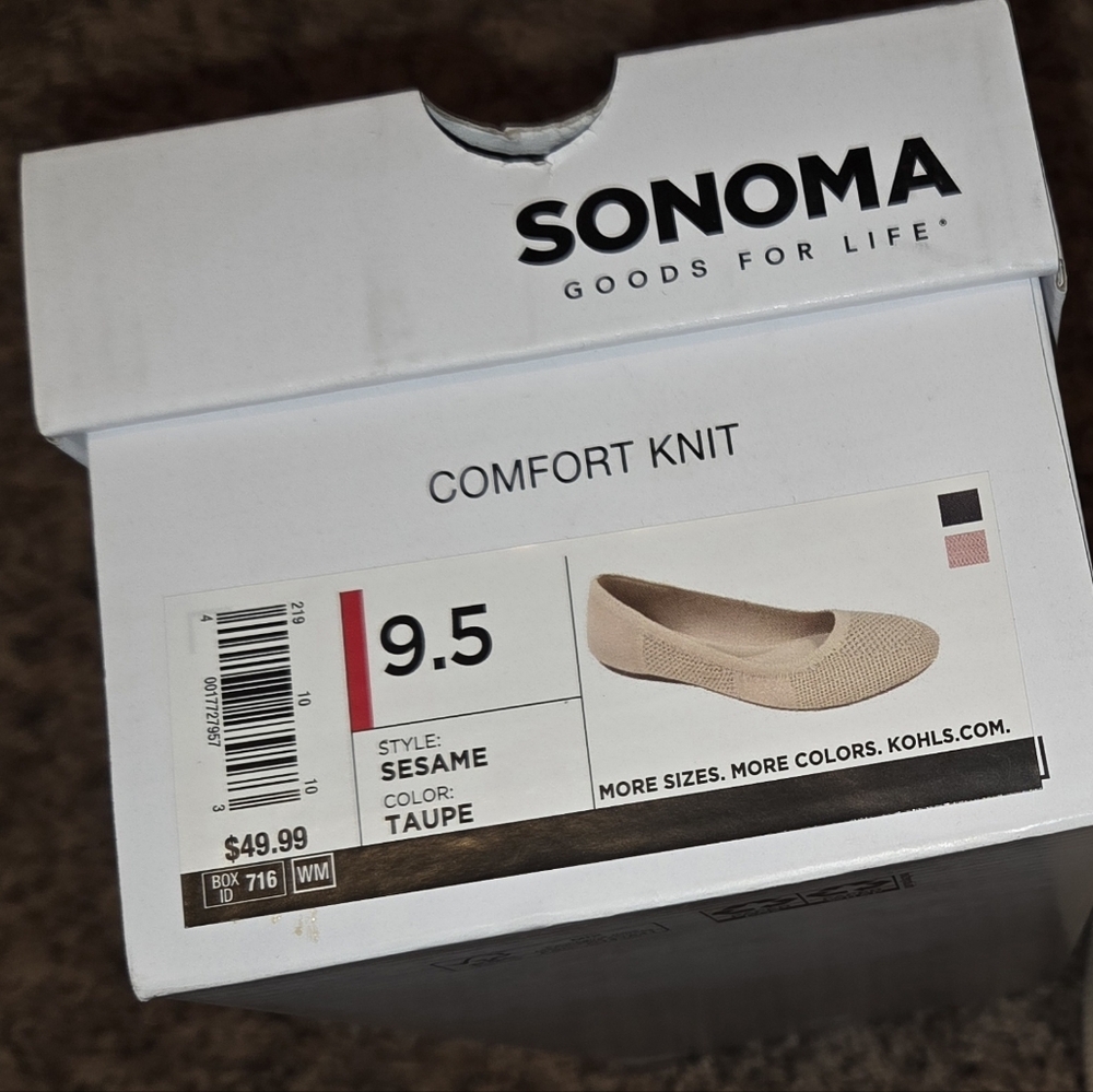 Sonoma Women's Knit Flats - Sesame